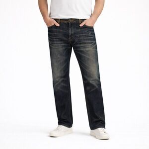 EUC Levi’s 505 Men’s Jeans W38 L34 Classic Straight Leg with Dark Wash